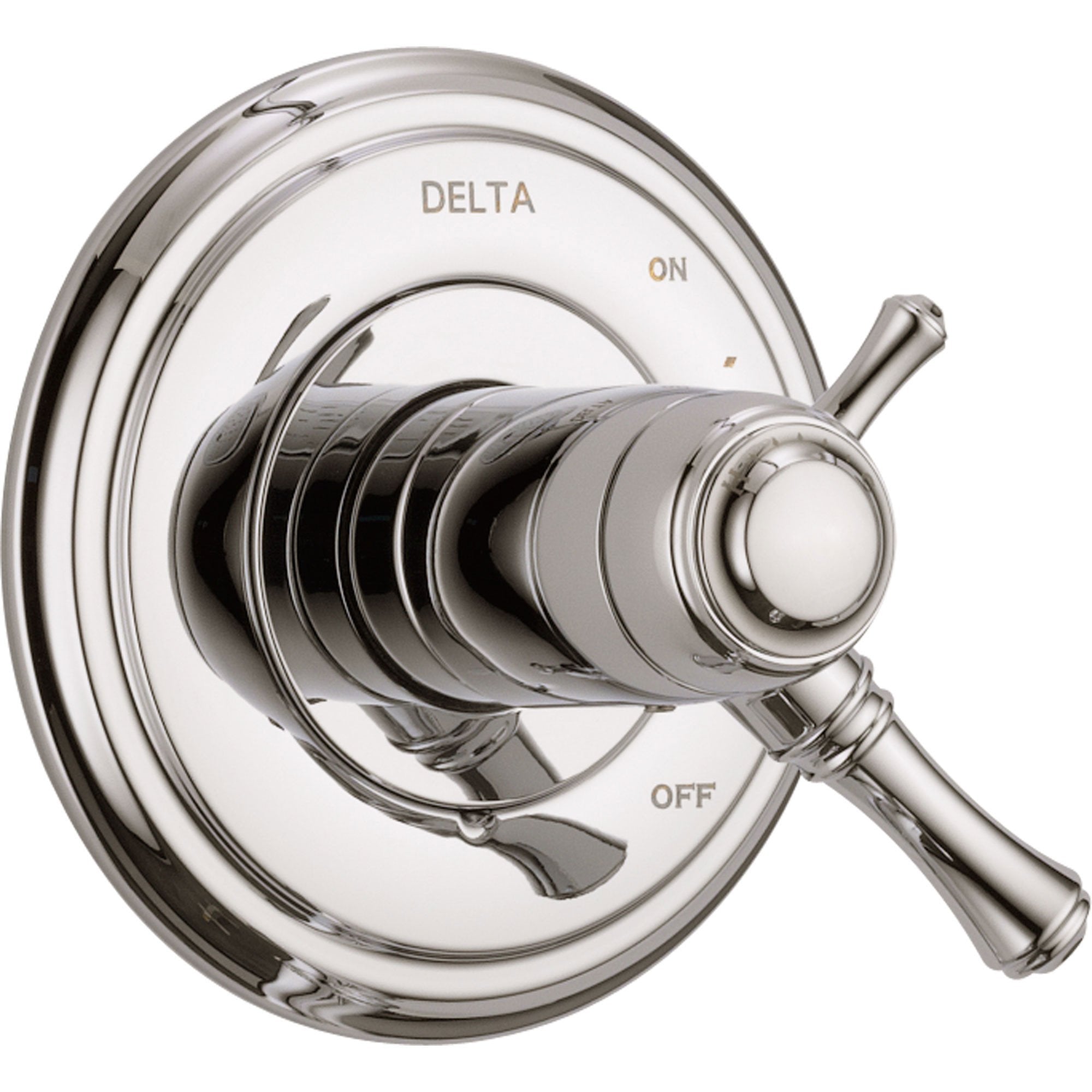 Delta Cassidy Polished Nickel Thermostatic Shower Control with Valve D1038V
