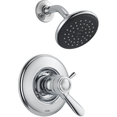 Delta Lahara Dual Control Chrome Thermostatic Shower Faucet with Valve D828V