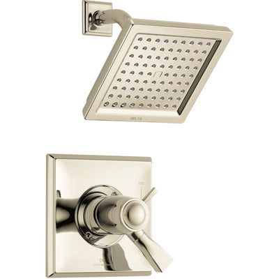 Delta Dryden Modern Polished Nickel Finish TempAssure 17T Shower Only Faucet with Dual Temperature and Pressure Control INCLUDES Rough-in Valve D1106V