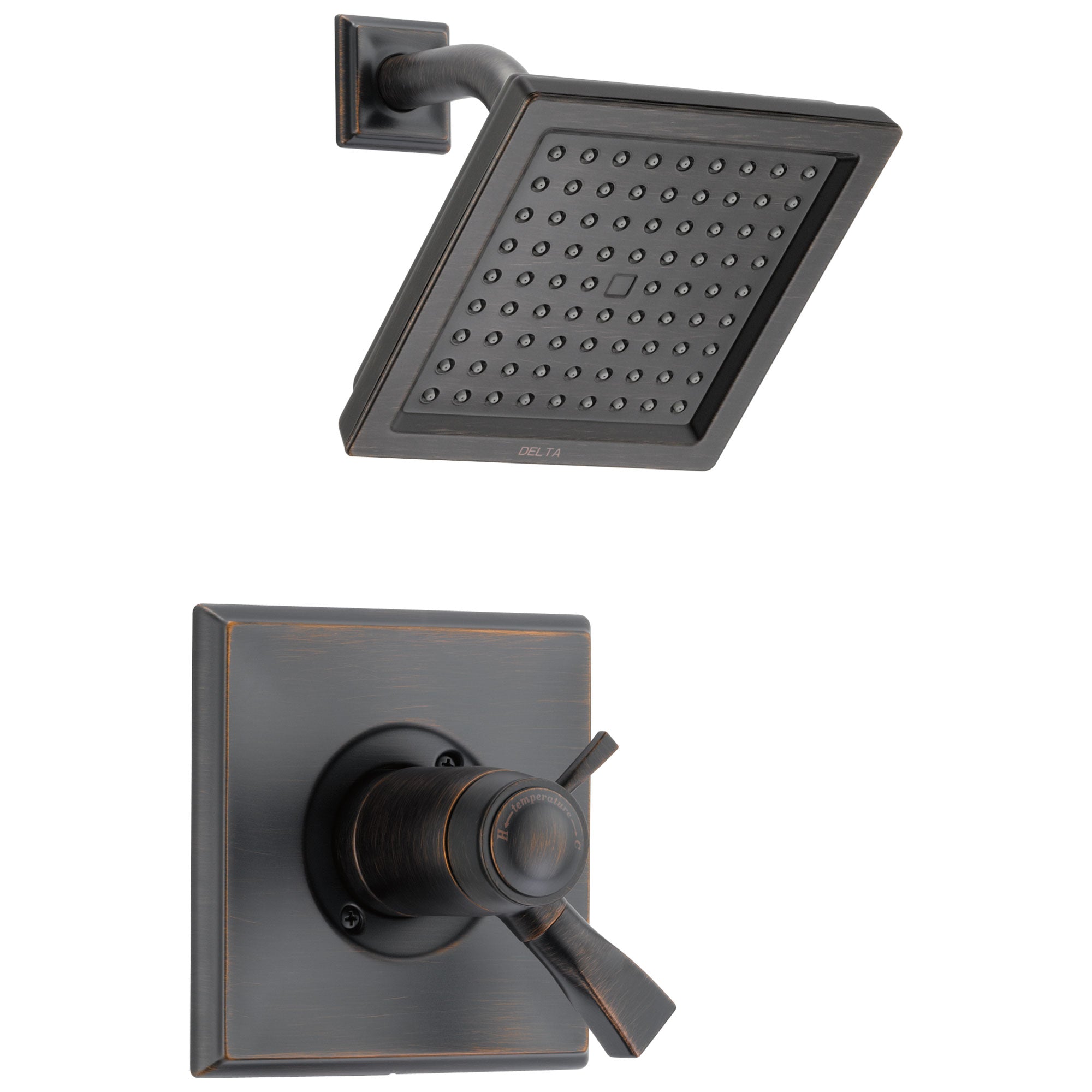 Delta Dryden Collection Venetian Bronze 1.75 GPM Thermostatic Dual Temp / Pressure Control Shower only Faucet Trim (Requires Valve) DT17T251RBWE