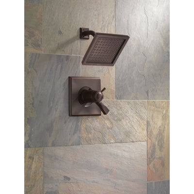 Delta Dryden Collection Venetian Bronze 1.75 GPM Thermostatic Dual Temp / Pressure Control Shower only Faucet Includes Rough Valve with Stops D2266V