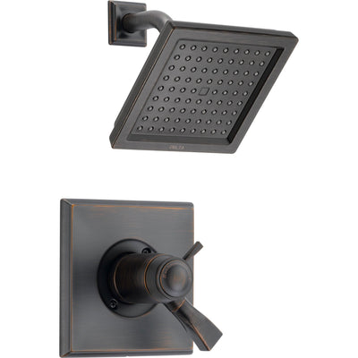 Delta Dryden Venetian Bronze Modern Thermostatic Shower Control with Valve D833V