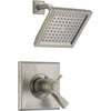 Delta Dryden Stainless Steel Finish Modern Thermostatic Shower with Valve D805V