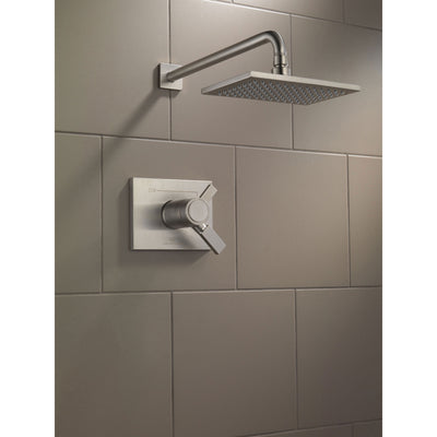 Delta Vero Stainless Steel Finish Modern Thermostatic Shower Control Trim 521936