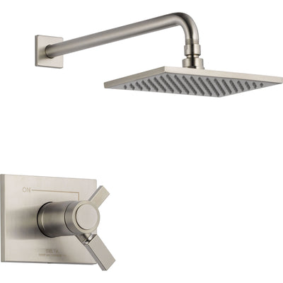 Delta Vero Stainless Steel Finish Thermostatic Shower Control with Valve D809V