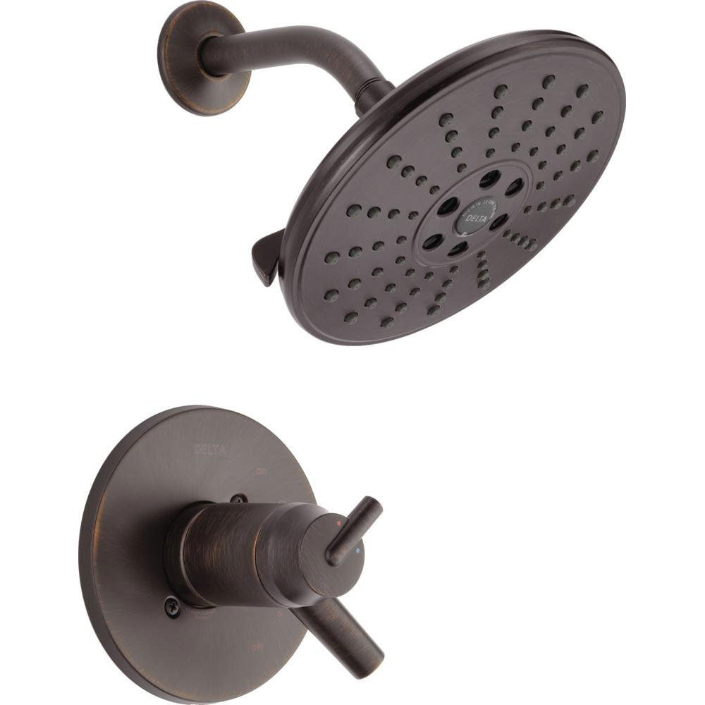 Delta Trinsic Collection Venetian Bronze Thermostatic Dual Temperature / Pressure Control Shower Only Faucet Includes Rough-in Valve with Stops D2250V