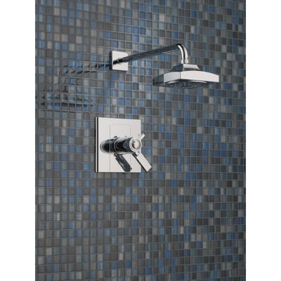 Delta Arzo Dual Control Chrome Modern Thermostatic Shower with Valve D846V