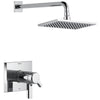 Delta Pivotal Chrome Finish TempAssure Thermostatic Shower only Faucet Includes Handles, 17T Cartridge, and Valve without Stops D3265V