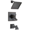 Delta Dryden Venetian Bronze Finish Thermostatic Water Efficient Tub & Shower Faucet Combo Includes Handles, Cartridge, and Valve with Stops D3248V