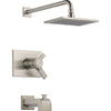 Delta Vero Thermostatic Dual Control Stainless Steel Tub & Shower Trim 521942