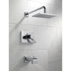 Delta Vero Chrome Finish TempAssure 17T Series Water Efficient Tub & Shower Faucet Combination Trim Kit (Requires Valve) DT17T453WE