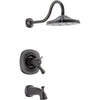 Delta Venetian Bronze Addison Centerset Bathroom Faucet, Robe Hook, Toilet Paper Holder, Tub and Shower Faucet INCLUDES Rough-in Valve Package D041CR