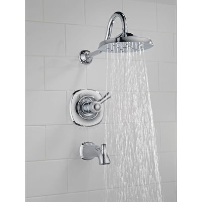 Delta Addison 1-Handle Thermostatic Tub/Shower Trim Kit Only in Chrome 476441