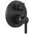 Delta Trinsic Matte Black Finish Contemporary Monitor 14 Series Shower Control Trim Kit with 3-Setting Integrated Diverter (Requires Valve) DT24859BL