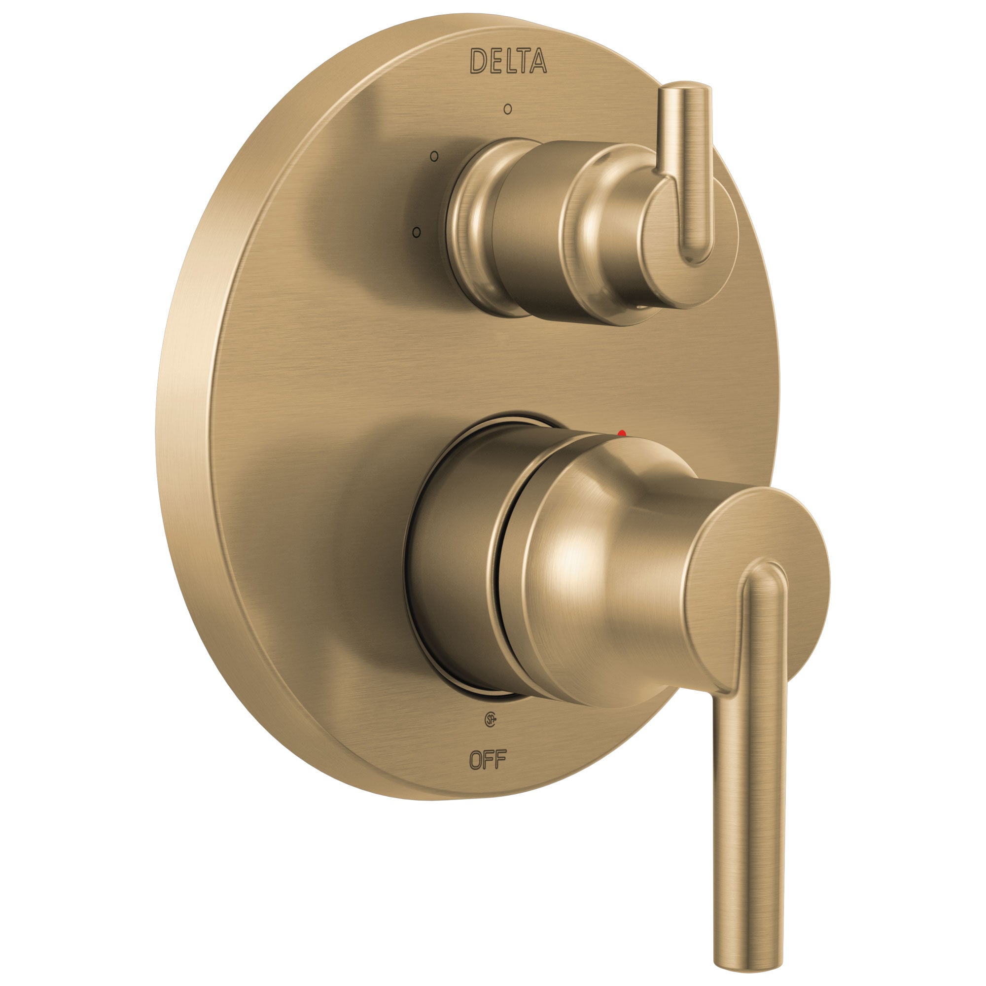 Delta Trinsic Champagne Bronze Finish Contemporary Monitor 14 Series Shower Control Trim Kit with 3-Setting Integrated Diverter (Requires Valve) DT24859CZ