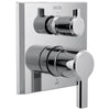 Delta Pivotal Chrome Finish 14 Series Modern Shower Faucet System Control with 3-Setting Integrated Diverter Includes Valve and Handles D3191V