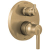 Delta Trinsic Champagne Bronze Finish Contemporary Monitor 14 Series Shower Control Trim Kit with 6-Setting Integrated Diverter (Requires Valve) DT24959CZ