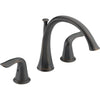 Delta Lahara Venetian Bronze TempAssure 17T Dual Handle Shower Only Faucet and Widespread Roman Tub Filler Package INCLUDES all Rough-in Valves D088CR
