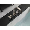 Delta Vero Modern Stainless Steel Finish Roman Tub Faucet Trim Kit 521910