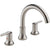 Delta Trinsic Modern Stainless Steel Finish Roman Tub Faucet with Valve D911V