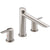 Delta Compel Stainless Steel Finish Roman Tub Filler Faucet with Valve D913V