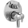 Delta Trinsic Chrome Contemporary Monitor 17 Shower Faucet Control Handle with 3-Setting Integrated Diverter Includes Trim Kit and Valve with Stops D2180V