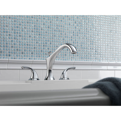 Delta Addison 2-Handle Widespread Chrome Roman Tub Faucet Trim Kit 476452