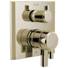 Delta Pivotal Polished Nickel Finish Monitor 17 Series Shower System Control with 6-Setting Diverter Includes Rough-in Valve and Handles D3113V