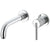 Delta Trinsic Collection Chrome Finish Single Lever Handle Wall Mount Bathroom Sink Lavatory Faucet Trim Kit (Requires Rough-in Valve) DT3559LFWL