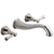 Delta Cassidy Collection Polished Nickel Traditional Style Two Handle Wall Mount Bathroom Sink Faucet Trim Kit (Requires Rough-in Valve) DT3597LFPNWL