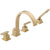Delta Vero Champagne Bronze Roman Tub Faucet with Valve and Handshower D868V