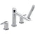 Delta Compel Deck-Mount Chrome Roman Tub Faucet Trim Kit with Handshower 584059