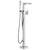Delta Ara Collection Chrome Floor Mount Freestanding Contemporary Tub Filler Faucet with Hand Shower Trim Kit only (Requires Rough-in Valve) DT4767FL