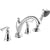 Delta Linden Deck-Mount Roman Tub Faucet with Handshower in Chrome 555627