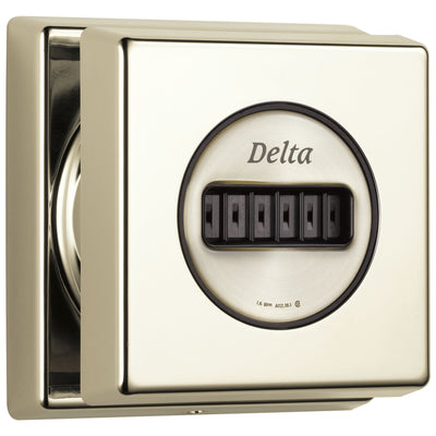 Delta Polished Nickel Finish H2Okinetic Wall Mounted Adjustable Shower Body Spray Includes Rough-in Valve D2062V