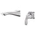 Delta Tesla Collection Chrome Finish Single Handle Modern Wall Mount Lavatory Bathroom Faucet Trim Kit (Requires Rough-in Valve) 729162