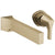 Delta Zura Champagne Bronze Finish Single Handle Wall Mount Bathroom Sink Faucet Trim Kit (Requires Valve) DT574LFCZWL