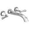 Delta Stryke Chrome Finish Wall Mounted Tub Filler Faucet Trim Kit (Requires Valve) DT5776WL