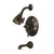 Kingston Brass Oil Rubbed Bronze Tub and Shower Combination Faucet VB36350AL