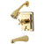 Kingston Brass VB86520ZX Tub and Shower Combination Faucet Polished Brass